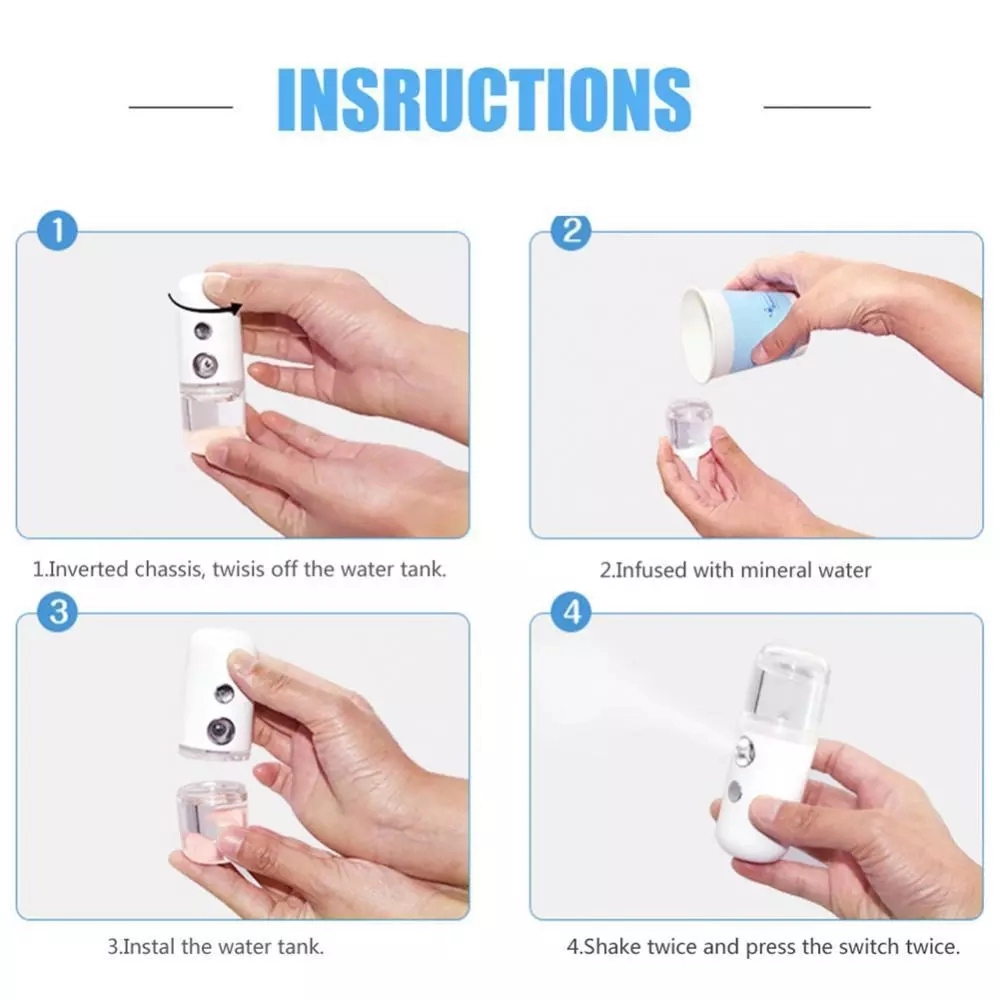Nano Facial Mister Sprayer Por - огляд і ціна Face Steamer