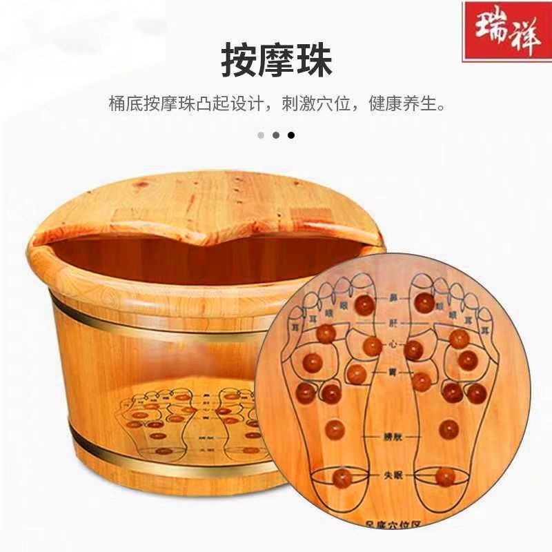 Cedar Wood Foot Soaking Bucket - огляд і ціна Foot Spa
