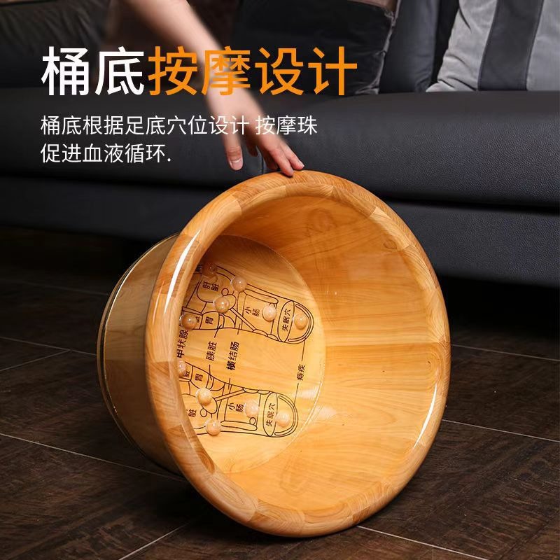 Cedar Wood Foot Soaking Bucket - огляд і ціна Foot Spa
