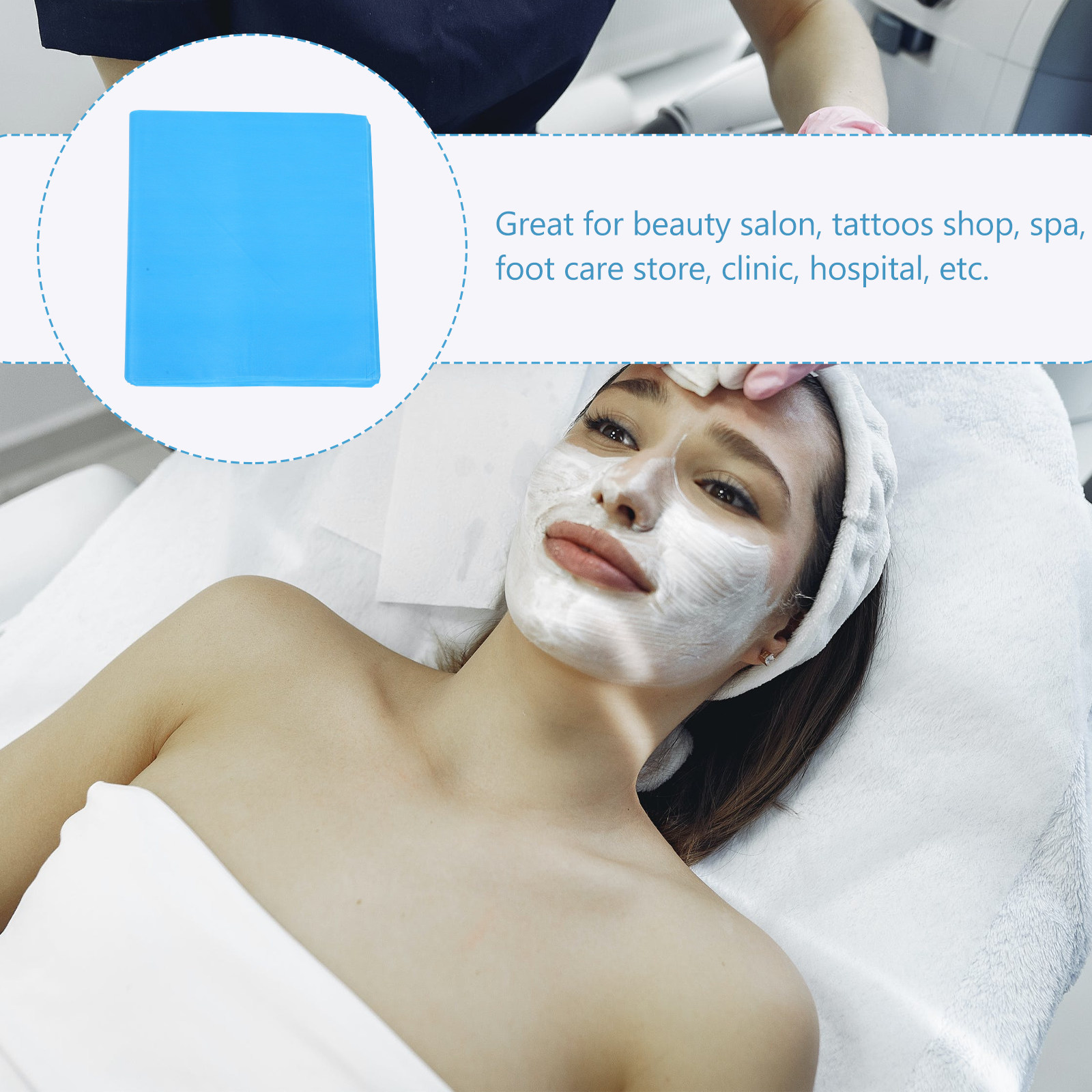 100Sheets Disposable Feet Towe - огляд і ціна Foot Spa