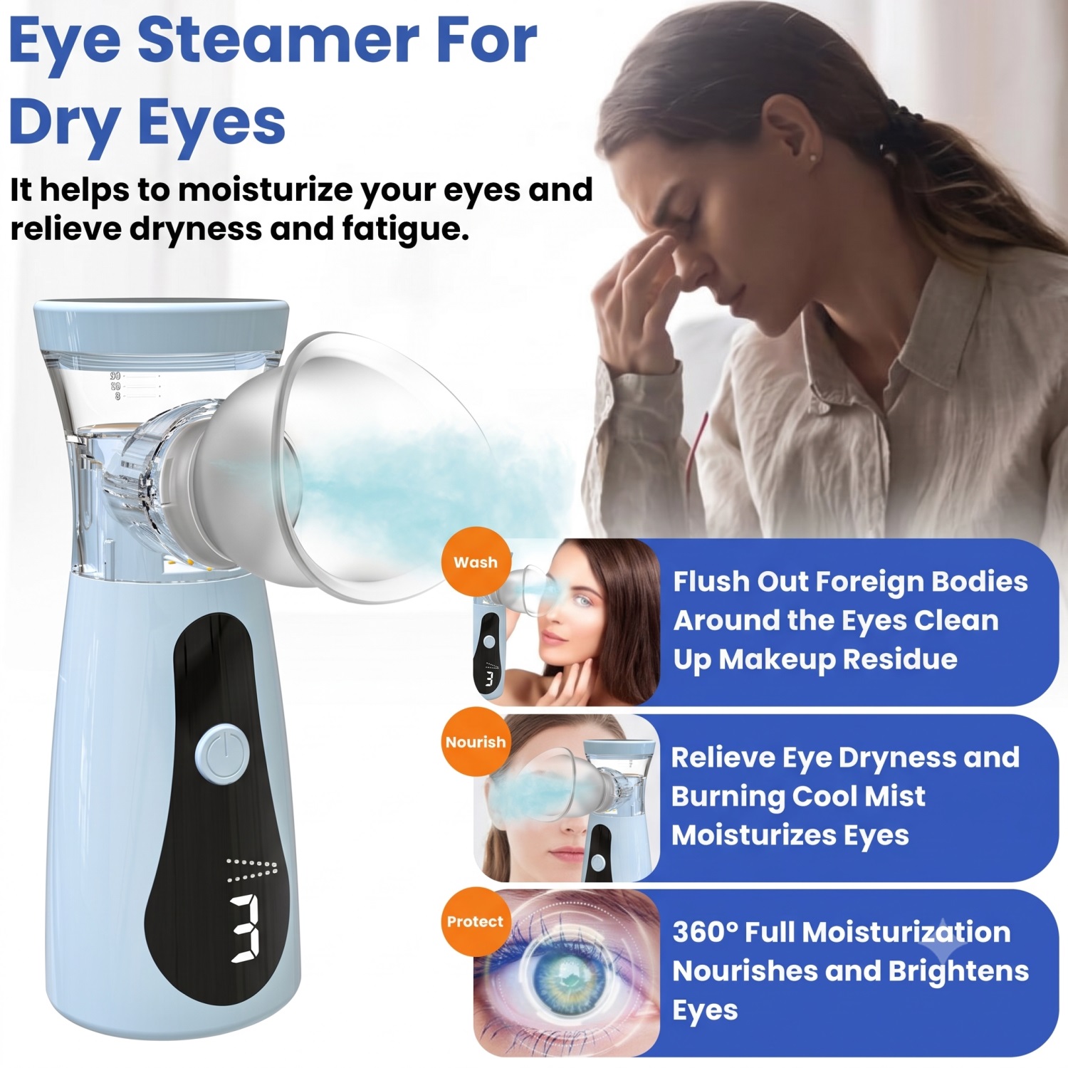 Eye Nano Humidifier Nebulizer  - огляд і ціна Face Steamer