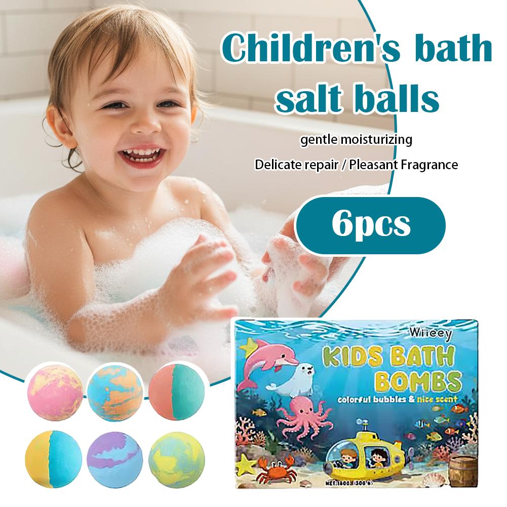 6Pcs Kids Bubble Bath Bombs Se - огляд і ціна Bath Salts