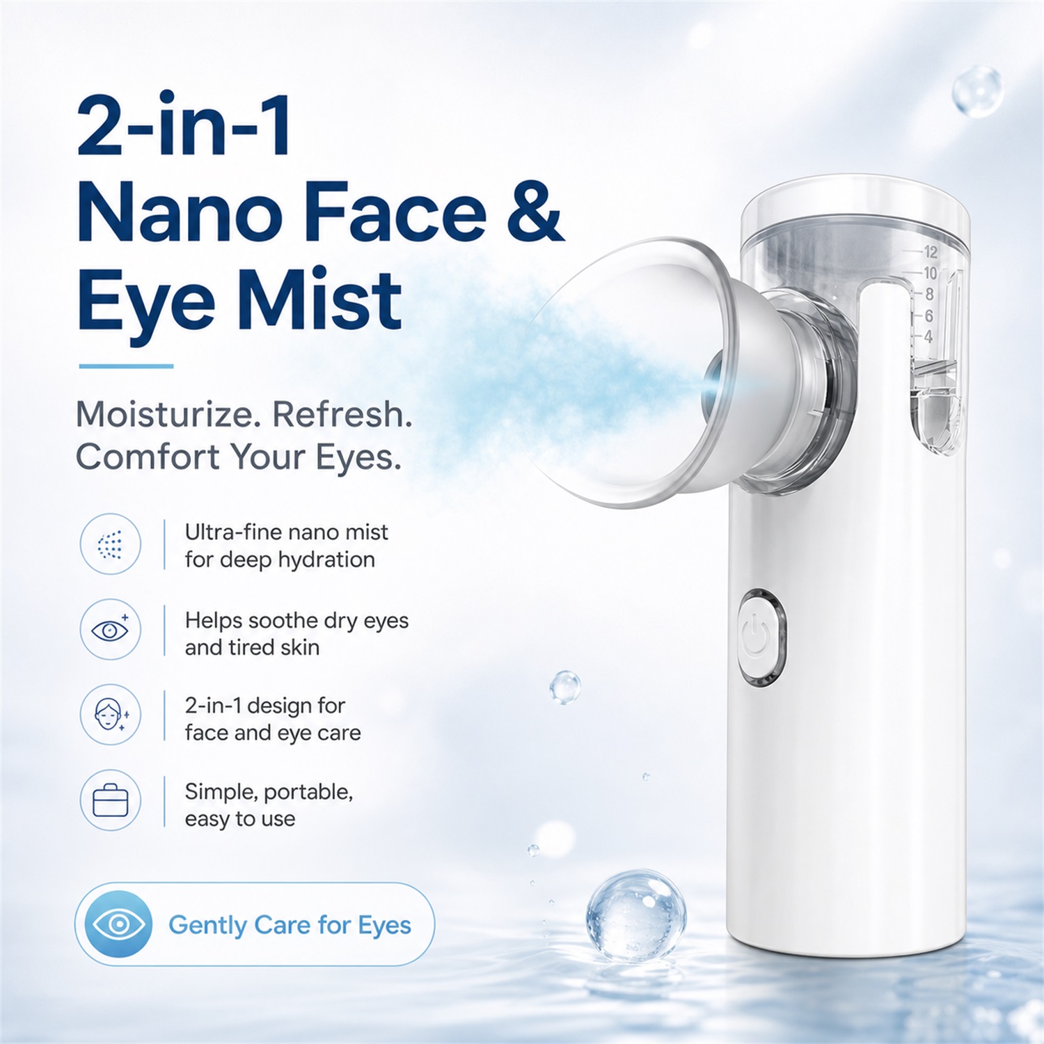 Eye Nano Humidifier Nebulizer  - огляд і ціна Face Steamer