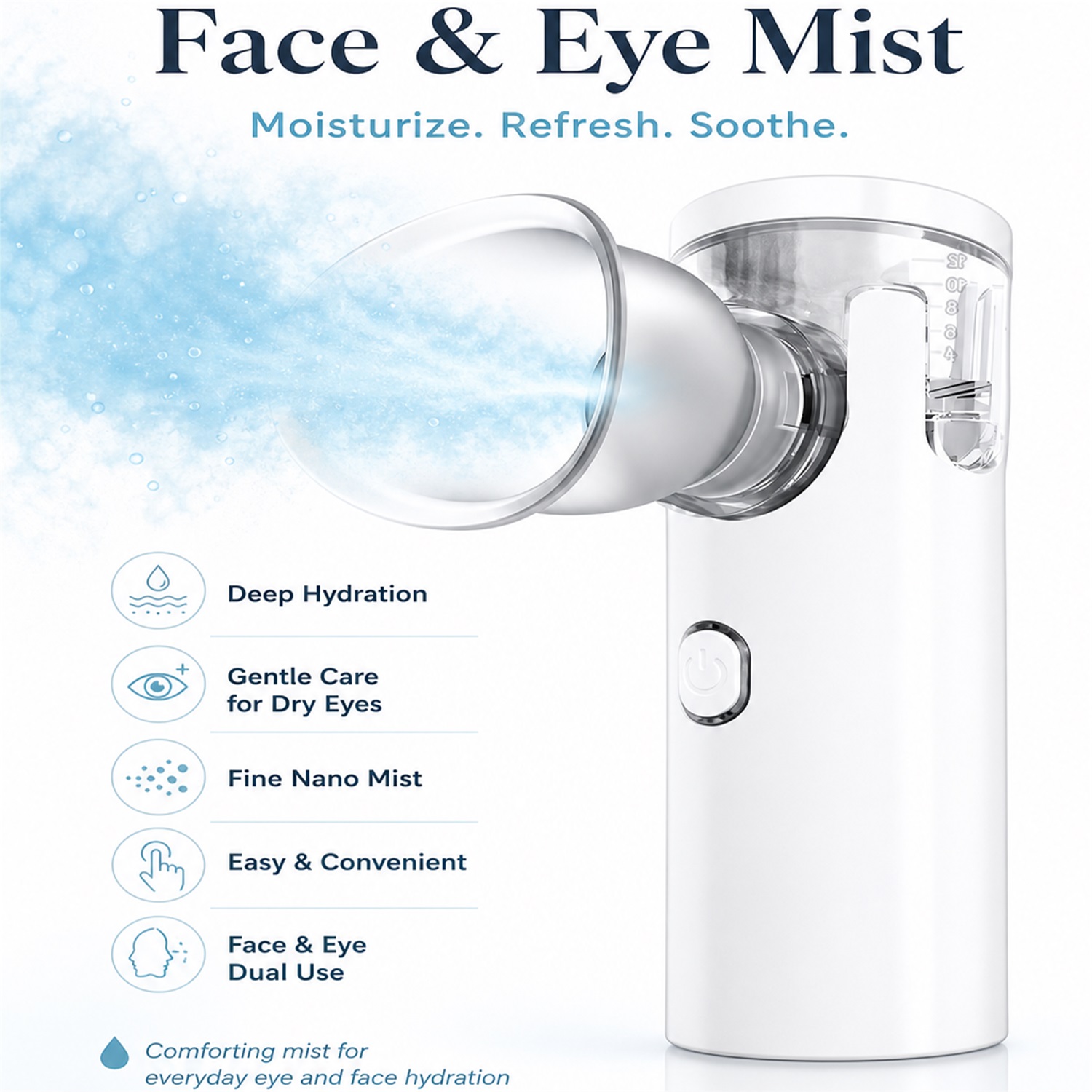Eye Nano Humidifier Nebulizer  - огляд і ціна Face Steamer
