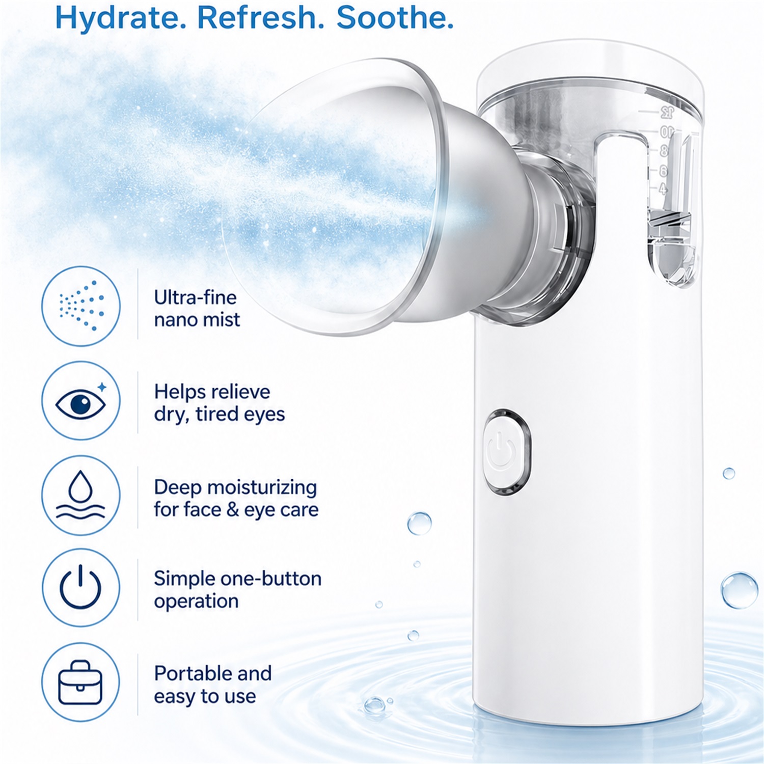 Nano Spray Eye Massage Instrum - огляд і ціна Face Steamer