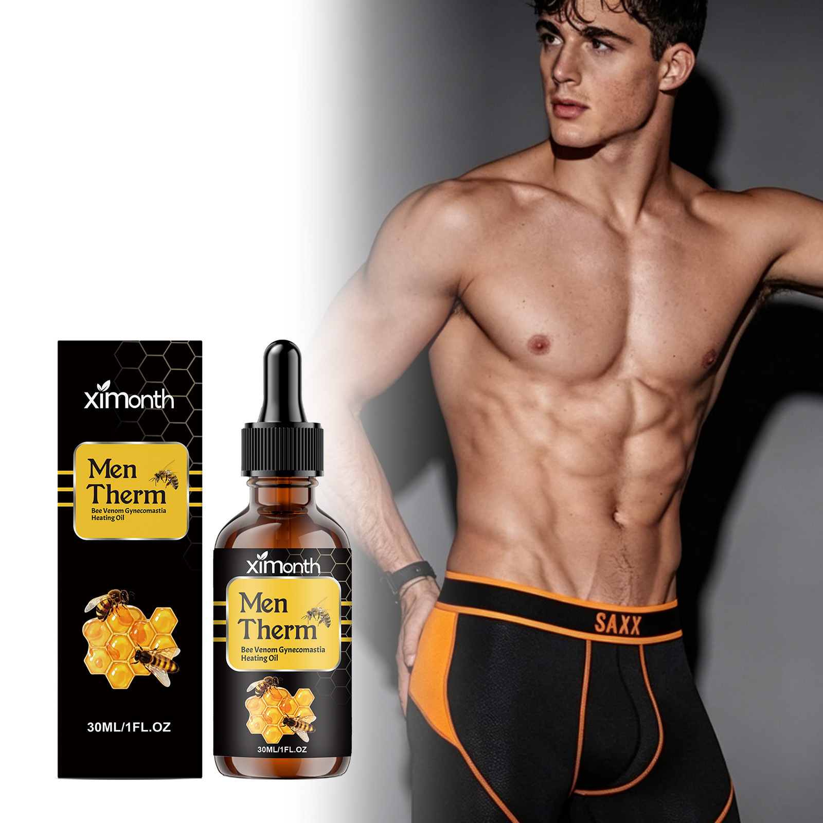 30ml Men's Chest Shaping Serum - огляд і ціна Body Oil