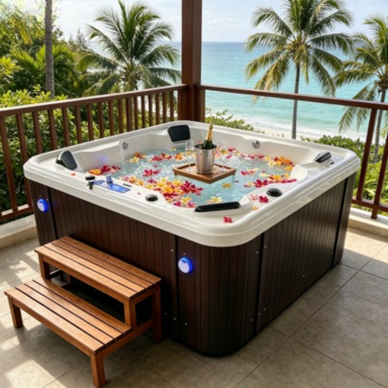 Acrylic Whirlpool Hot Tub Spa  - огляд і ціна Hot Tub