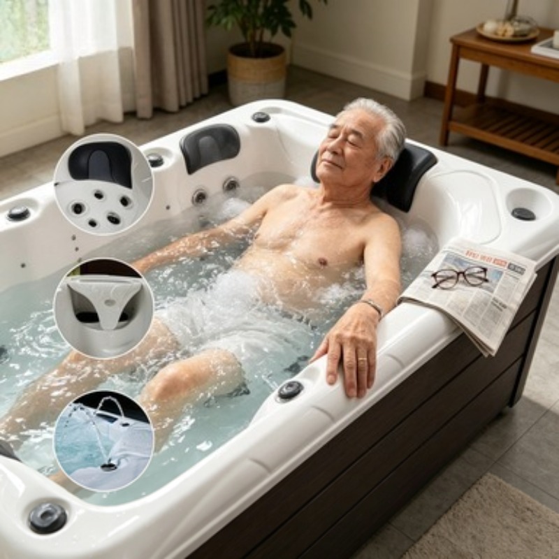 Massage Bathtub Acrylic Whirlp - огляд і ціна Hot Tub